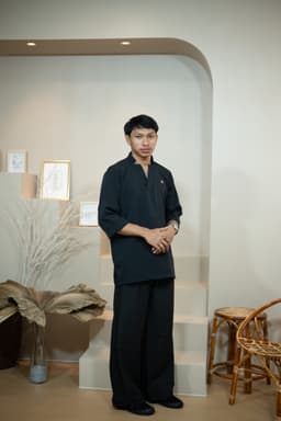 Kurta Mateen - Black - Image 1