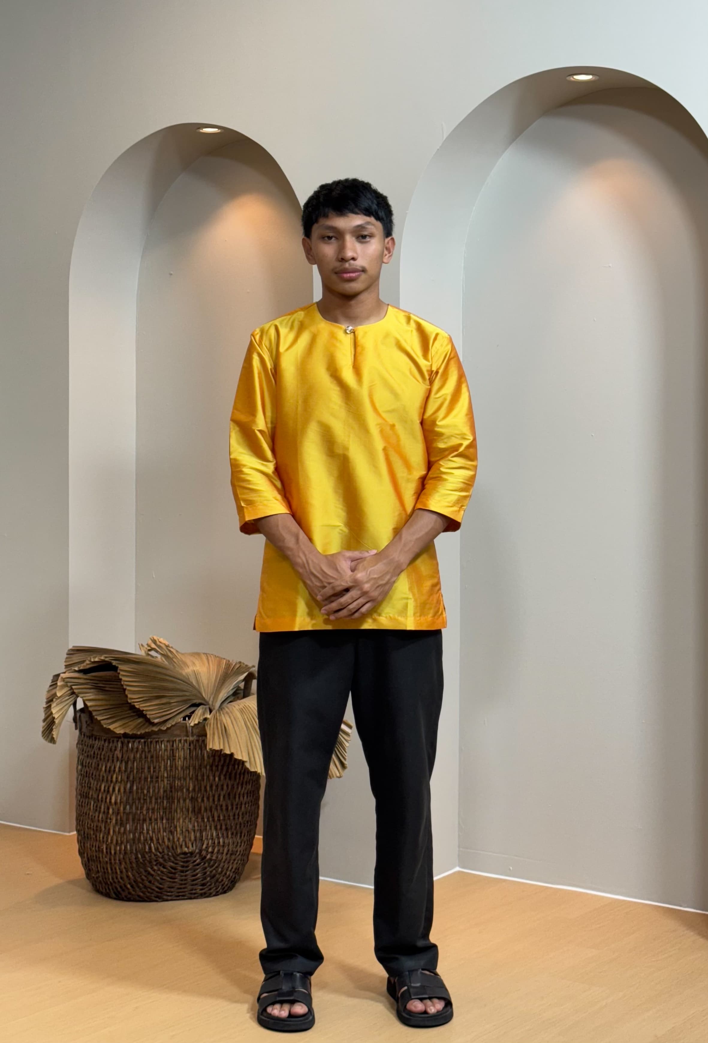 Kurta Tengku - Yellow Safron