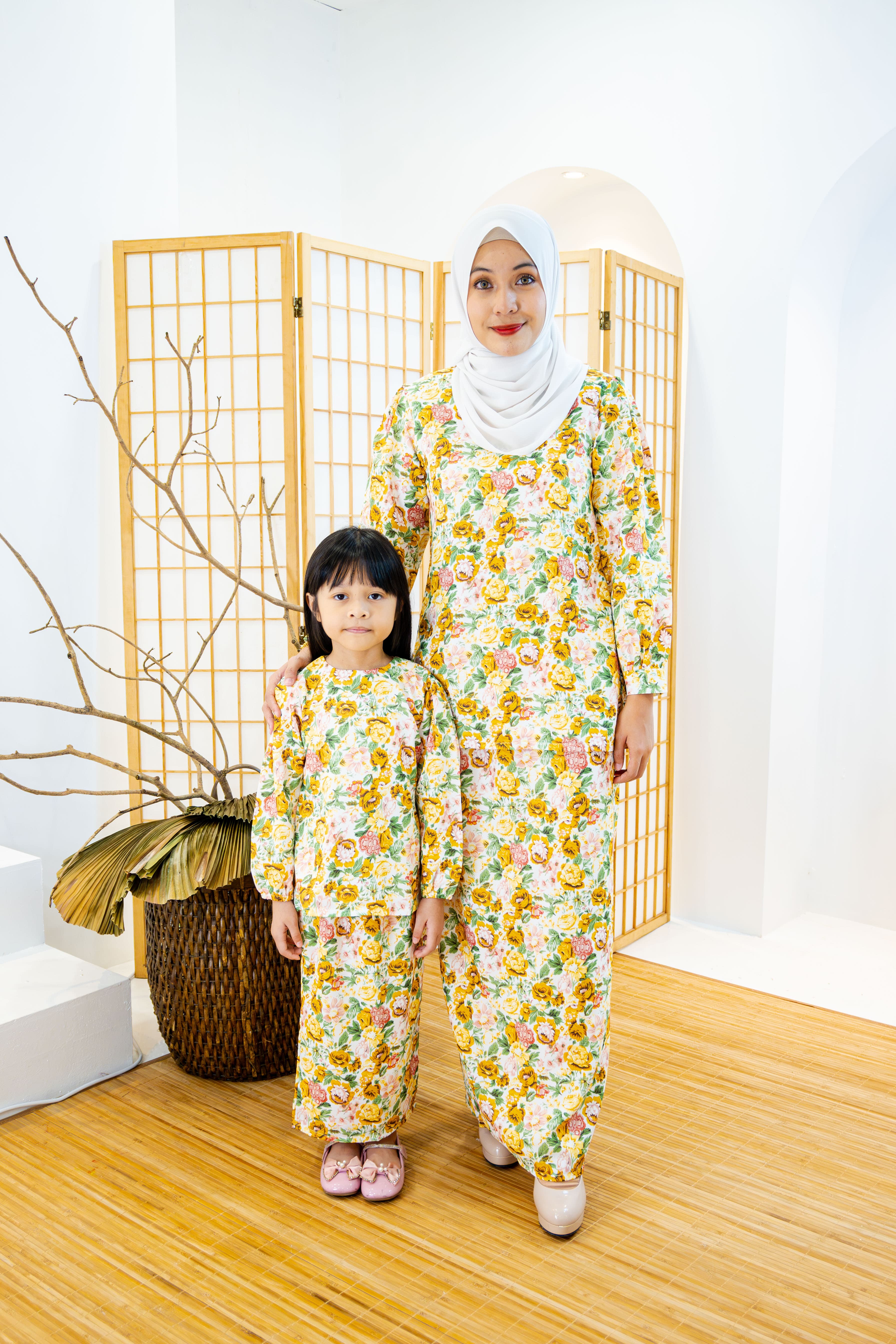 Kurung Aires Kids - Yellow