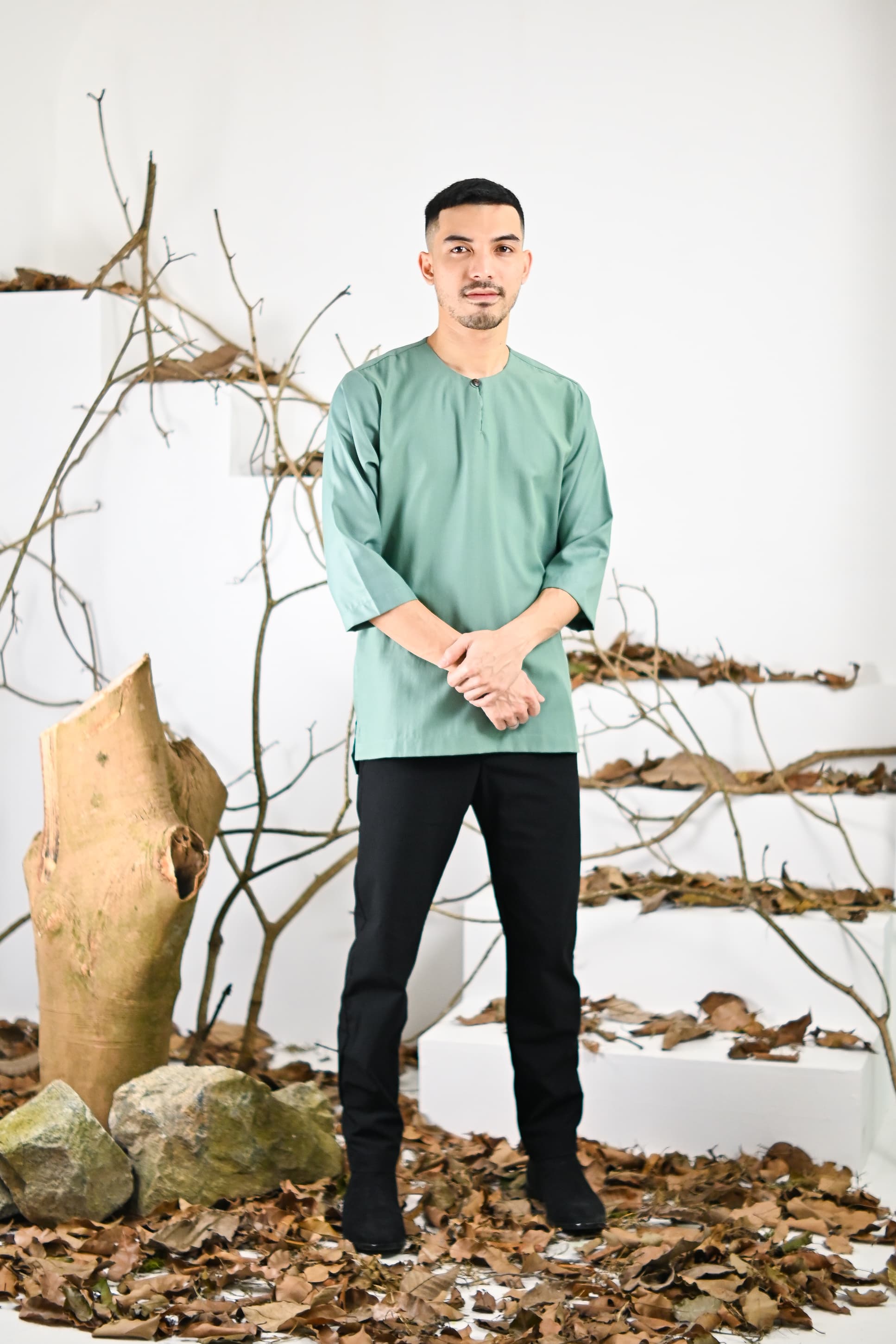 Kurta Jalil Top - Mint Green
