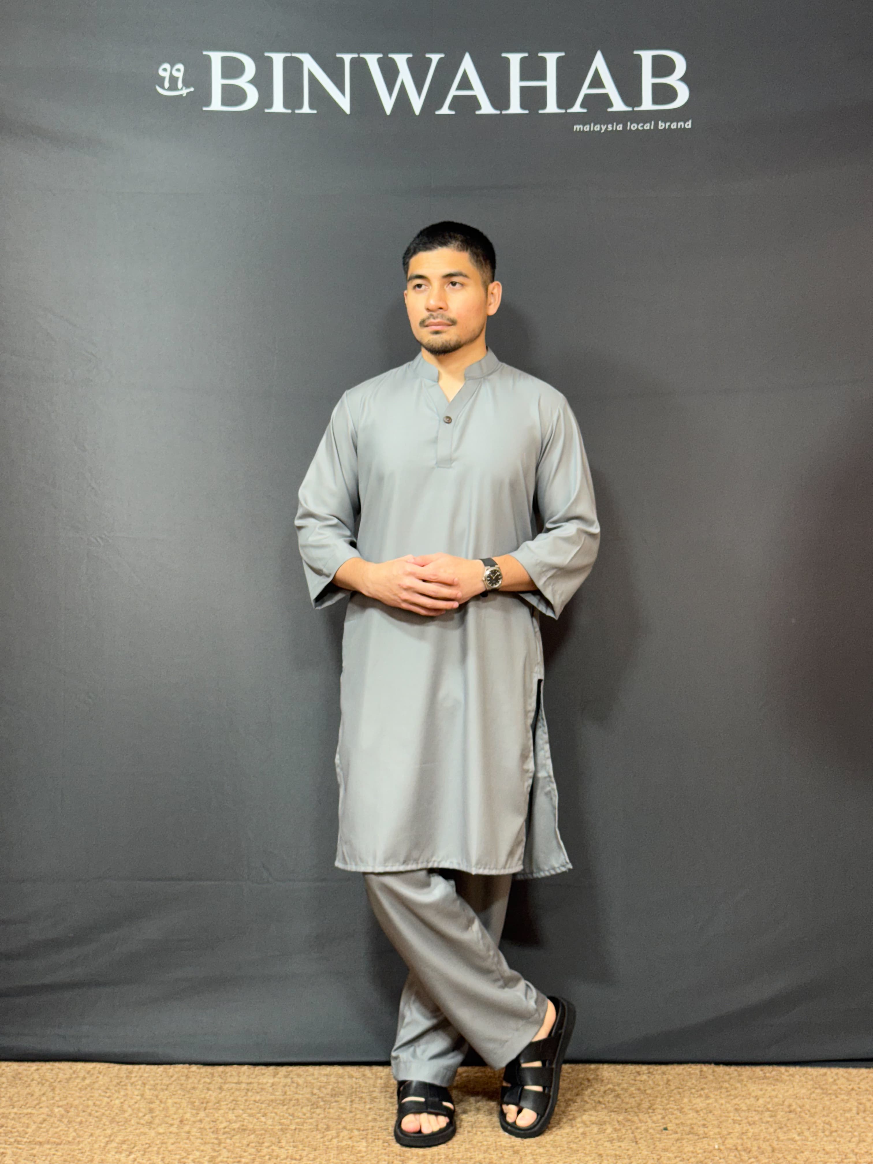 Kurta Set Maleeq - Grey