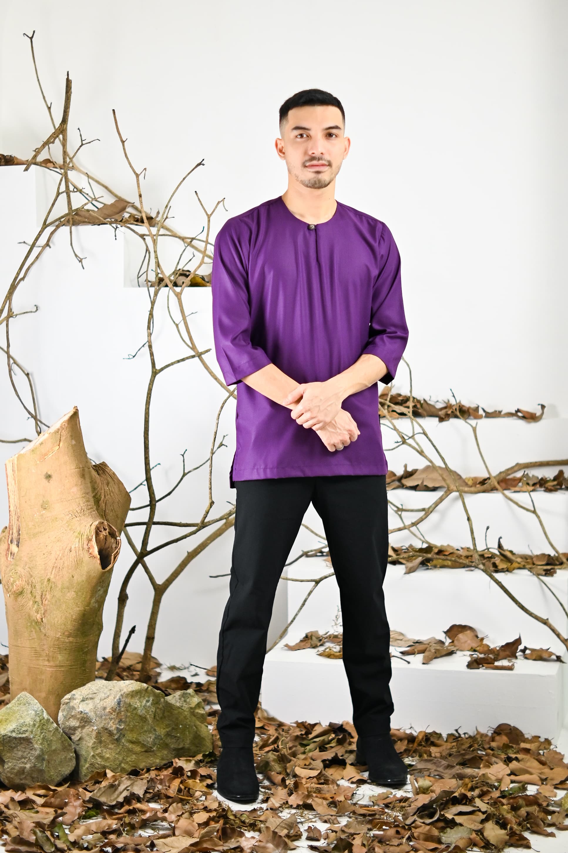 Kurta Jalil Top - Purple