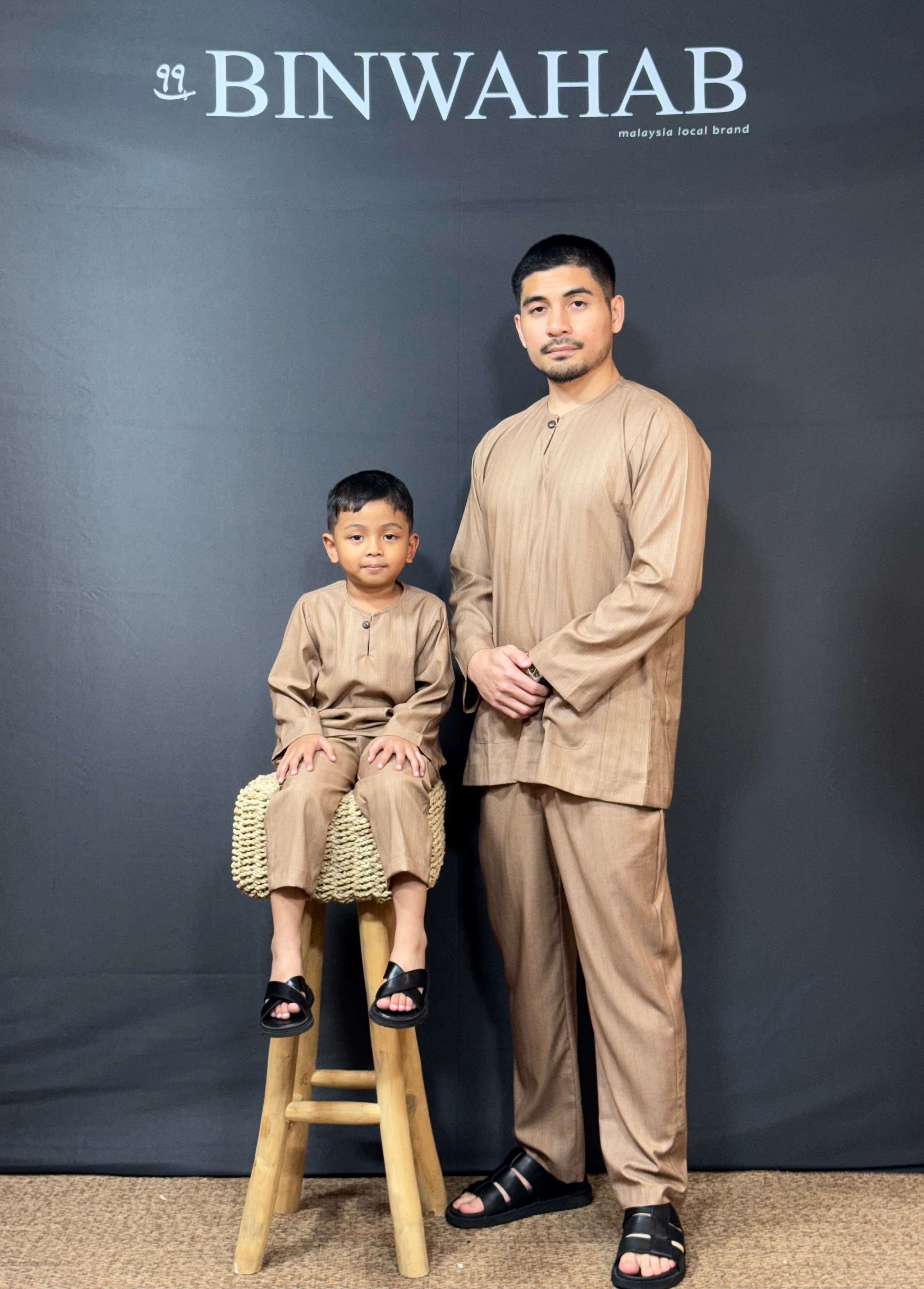 Baju Melayu Arjuna - Brown
