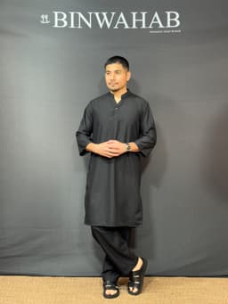 Kurta Set Maleeq - Black - Image 1