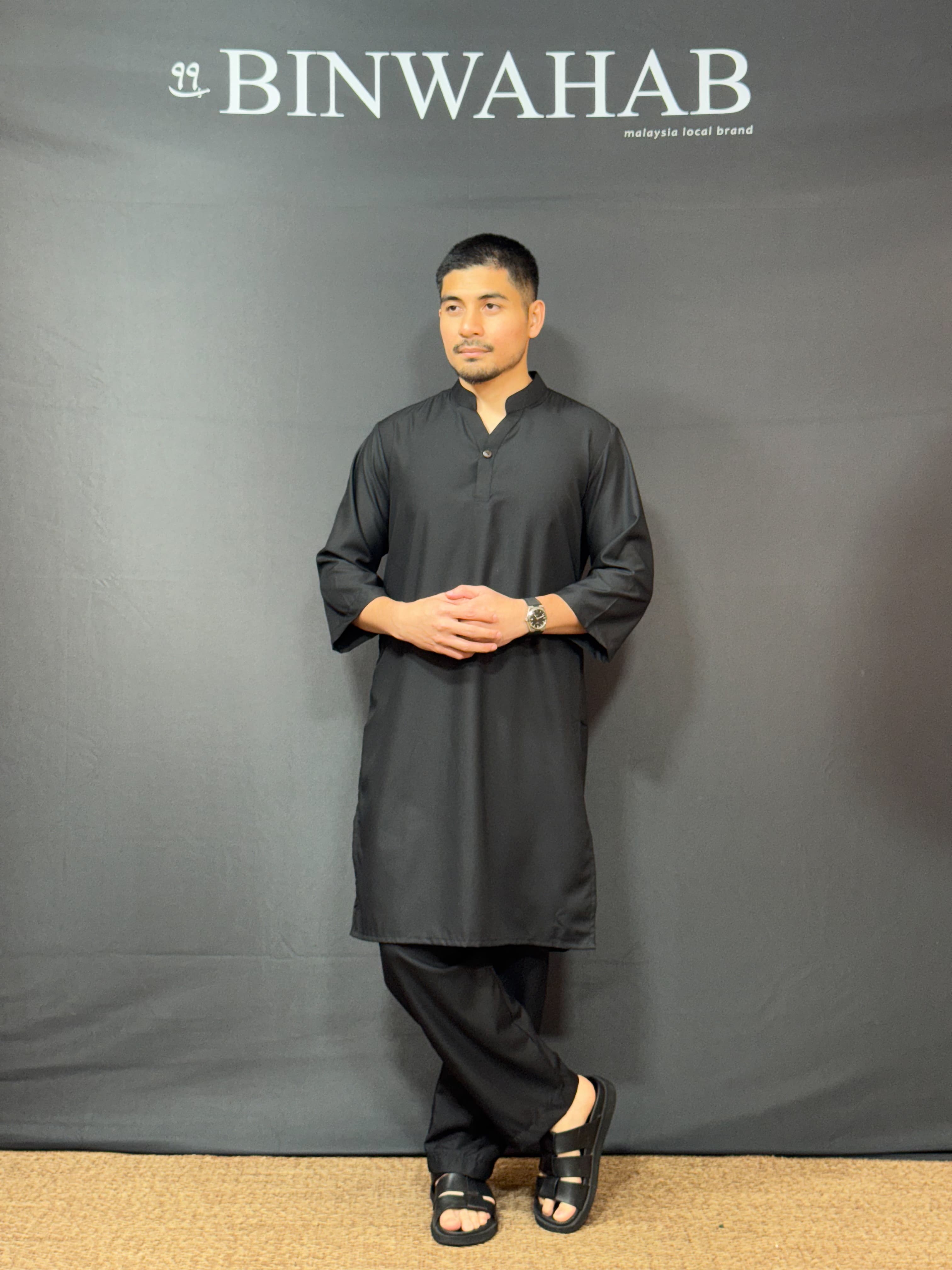 Kurta Set Maleeq - Black