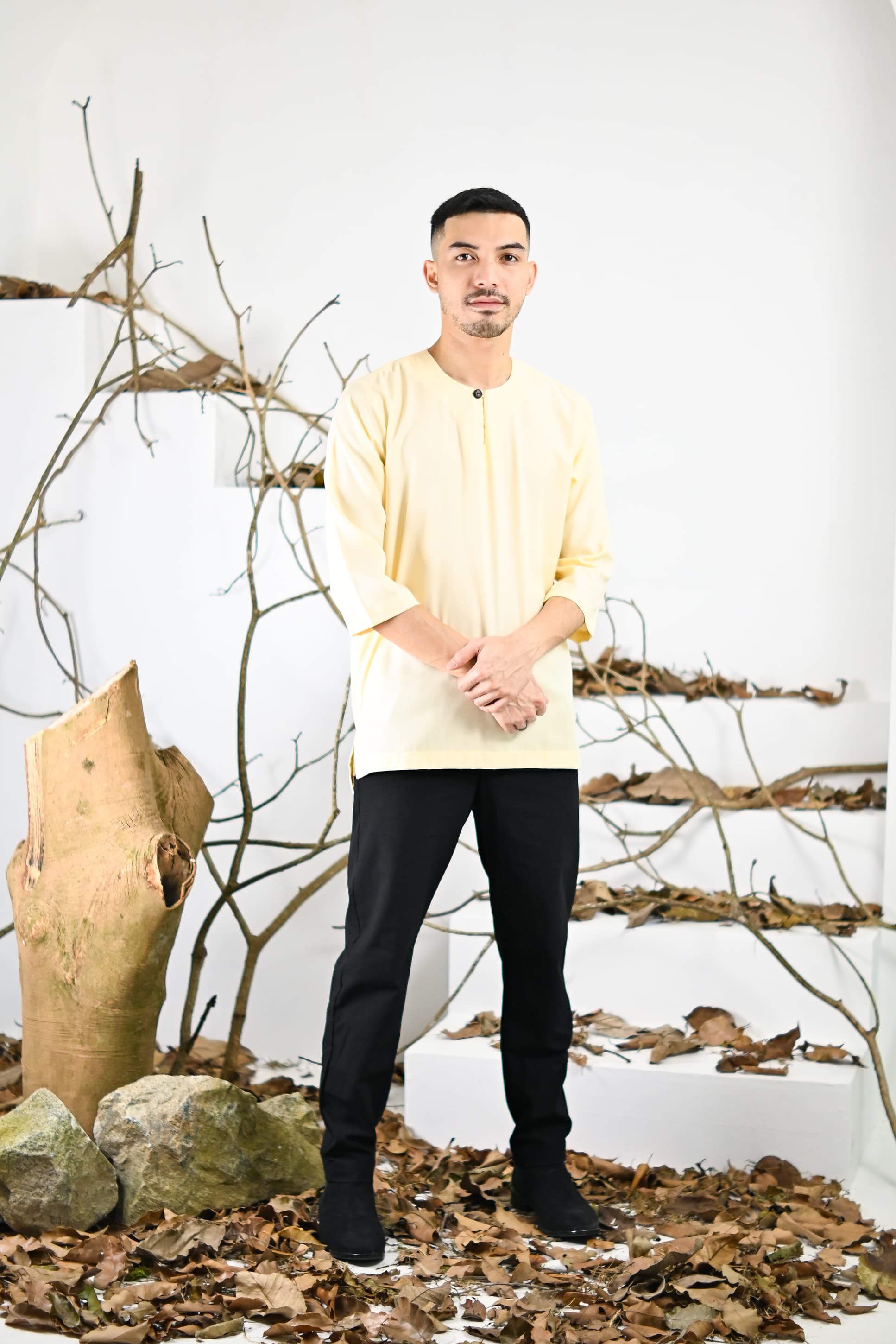 Kurta Jalil Top - Yellow