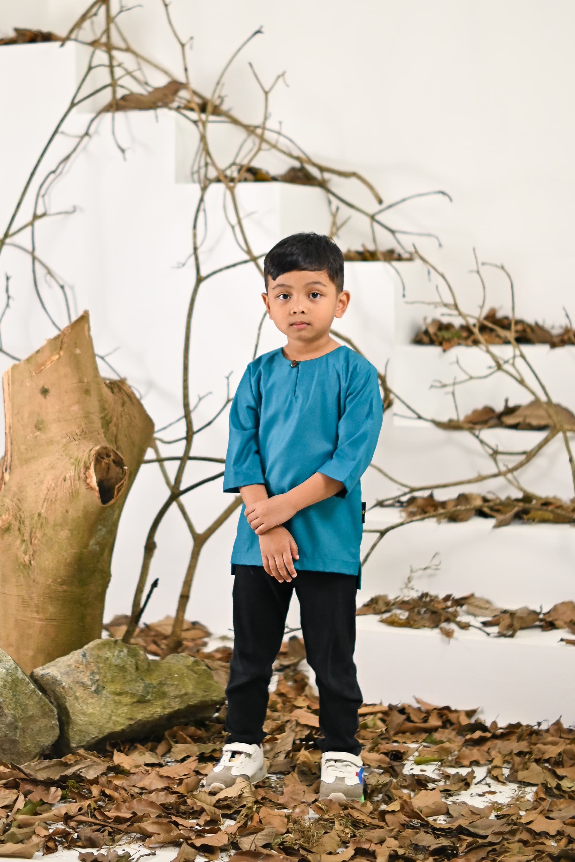 Kurta Jalil Boys Top - Turquoise