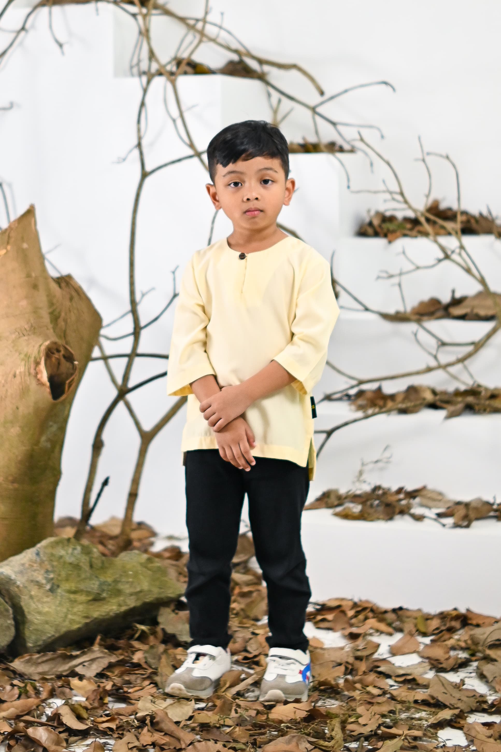 Kurta Jalil Boys Top - Yellow