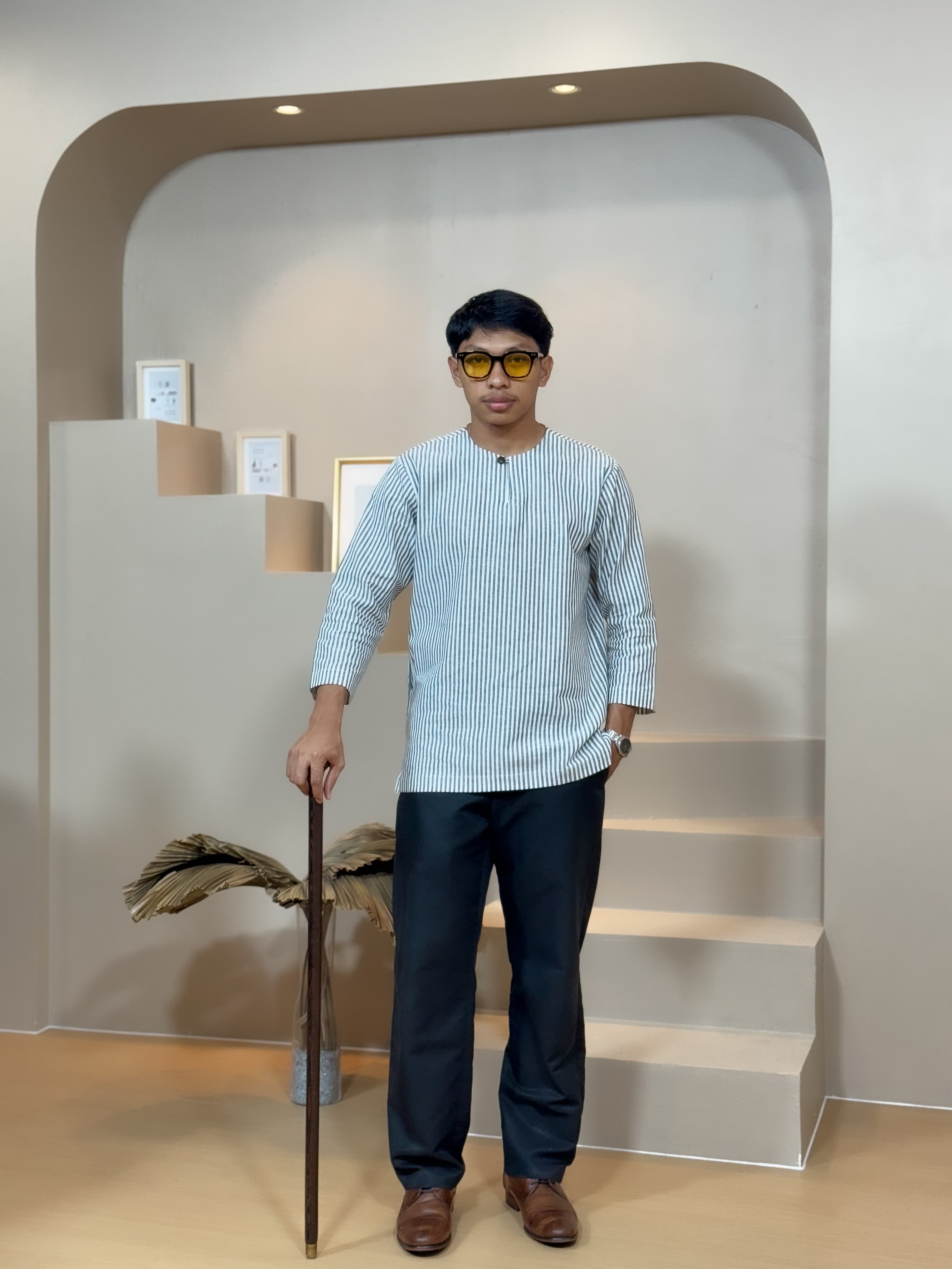 Kurta Imam 2.0 - White / Grey
