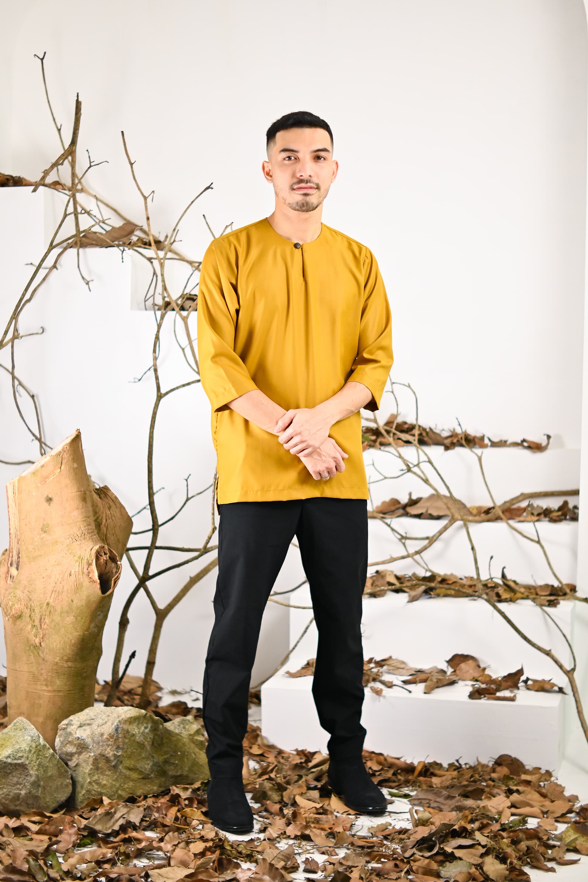 Kurta Jalil Top - Mustard