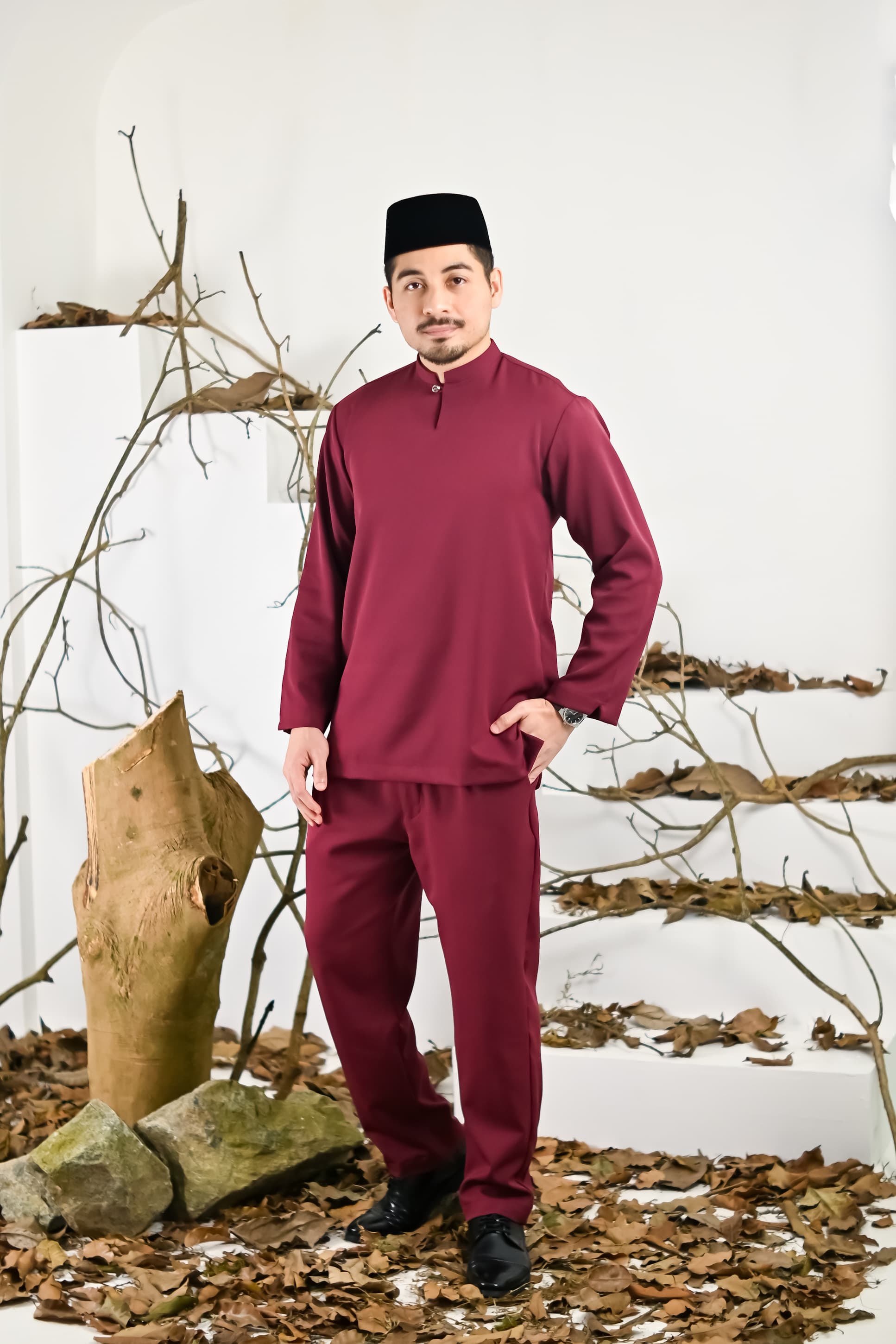 Baju Melayu Majestic - Red