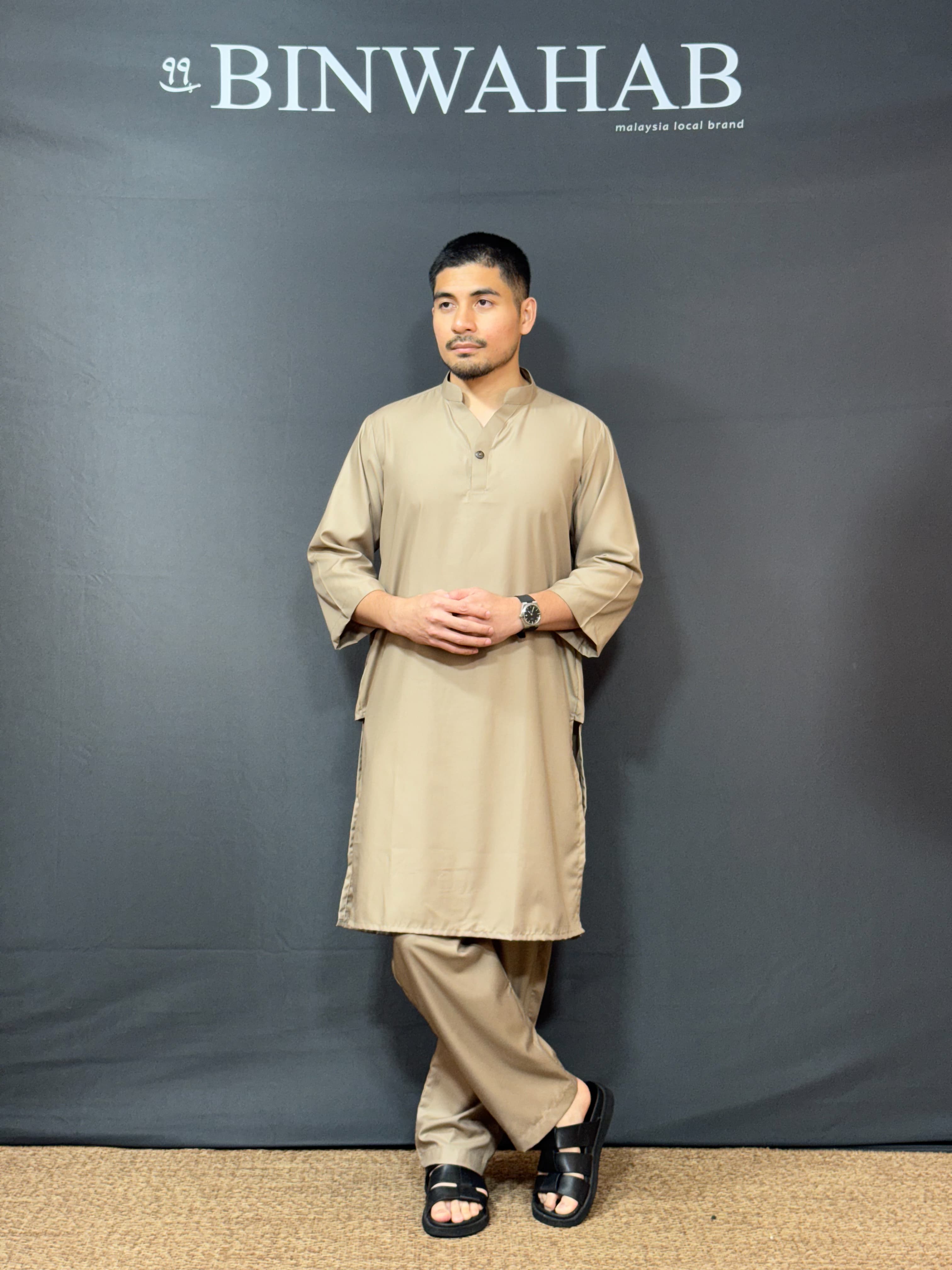 Kurta Set Maleeq - Khaki